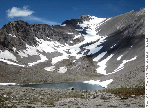 Mt Turbulent and the first tarn