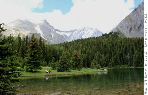 Chester Lake with a very few of its many visitors