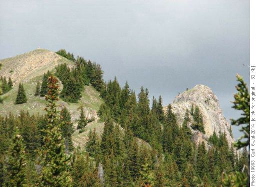 The summits of King Creek Ridge