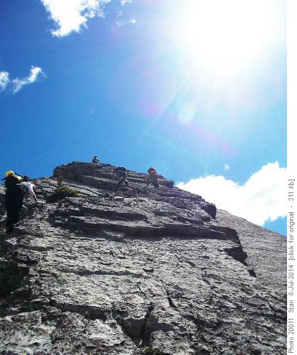 Typical Scrambling on Baldy West Ridge