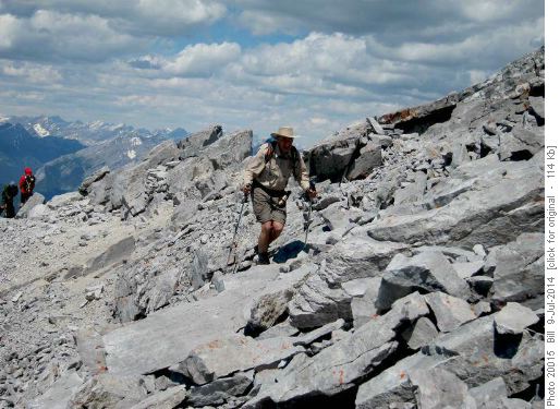 {1522 Ray B} moving along summit ridge