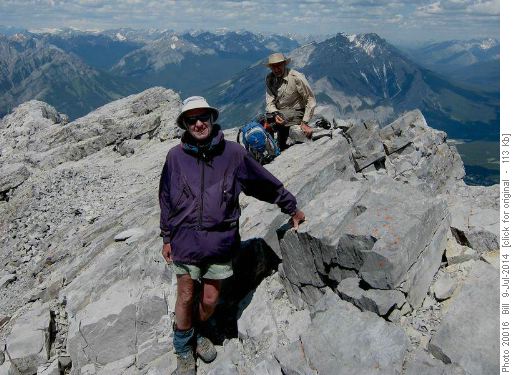 {212 David Mull} and {1522 Ray B} on the summit