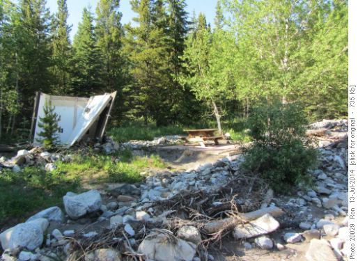 What is left of Picklejar Day Use Area