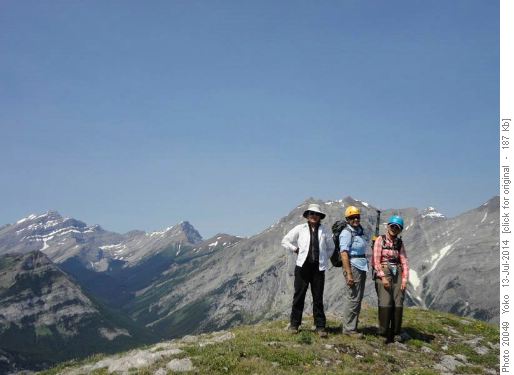 Summit of Limestone, Jeannette, Janice, Christine