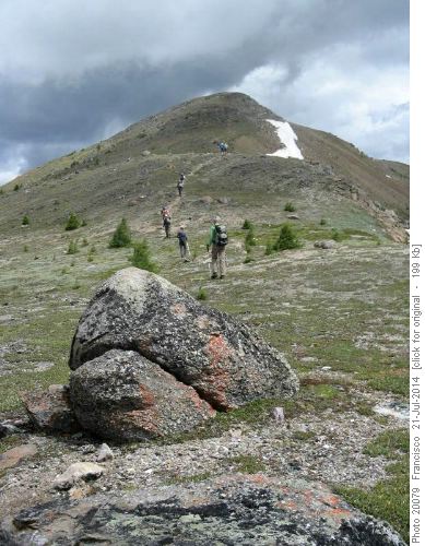 Up to the summit of the Horseshoe