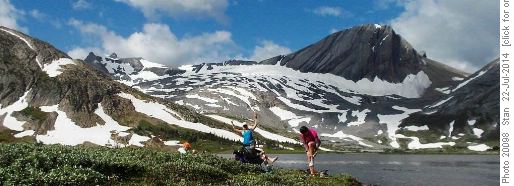 Chilly Crossing to East side of Astor Lake