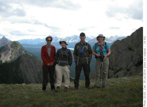 On the col
