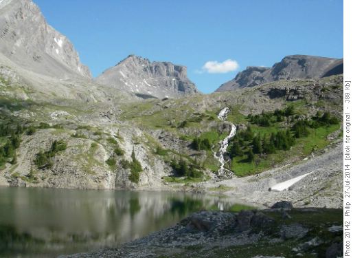 Lower Headwall Lk., the Fortress in background