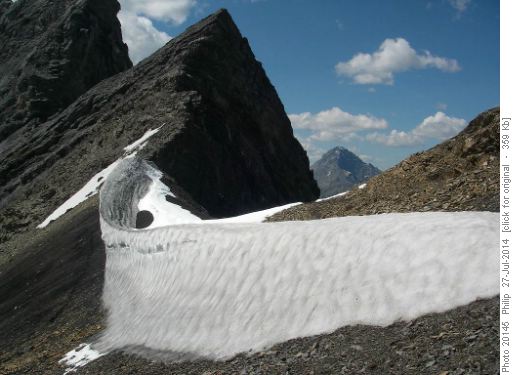 Cornice at Fortress col