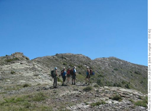 Ridge to summit