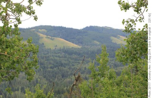 John Ware Ridge to the east