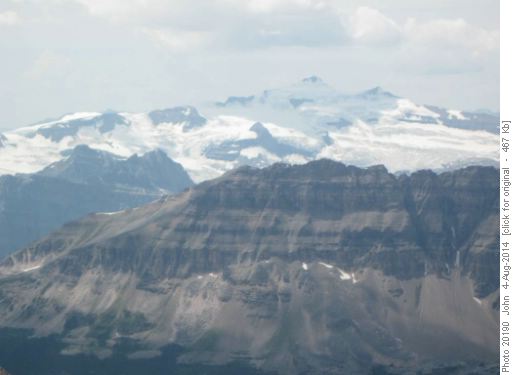 Mount Balfour from Noseeum mountain