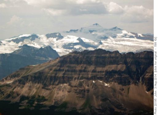 Mount Balfour from Noseeum mountain