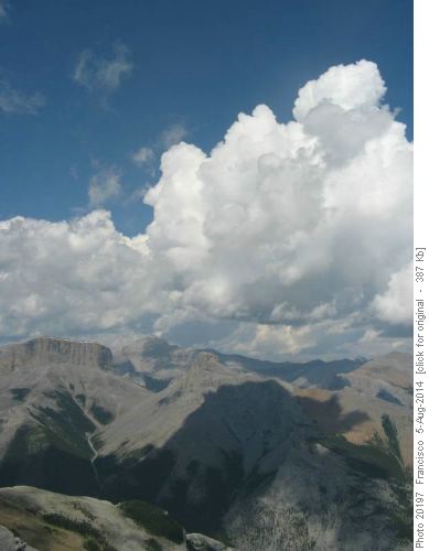 Thunderclouds over Mt.Romulus and Remus