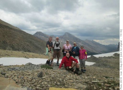Cataract Pass /Janice, John, Alicja, Ivan, Susan, Yoko/