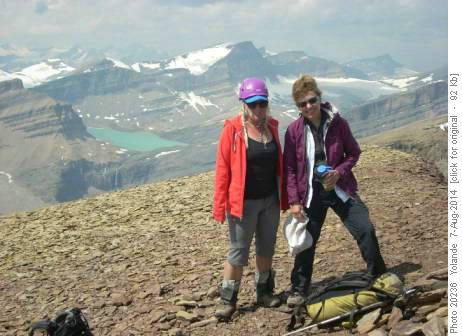 {1445 Christine McNamara} and {976 Jeannette Procter} on the summit