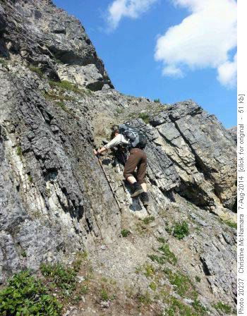 Short scramble section