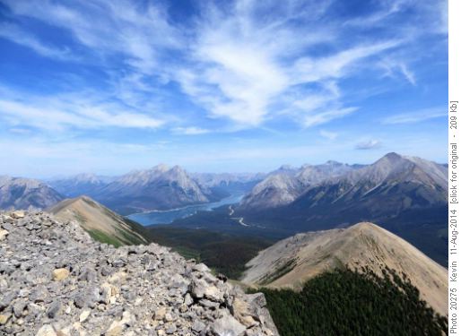 Looking North towards Tent Ridge from The Fist's summit