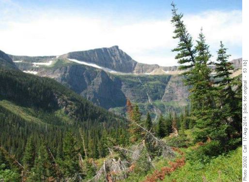 Razoredge Mt. at head of Atlantic Creek