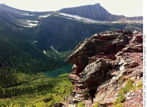 Medicine Grizzly Lake (photo by Teresa)