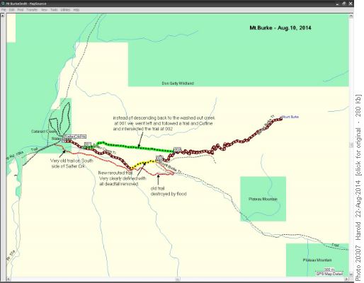 Mt Burke Aug.10, 2014