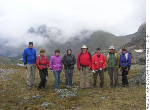 Group at Buller Pass
