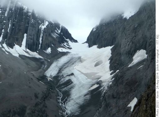 French Glacier from the ridge of Piggy Plus