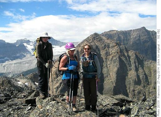 From lunch spot looking to third summit and Mnt. Bell