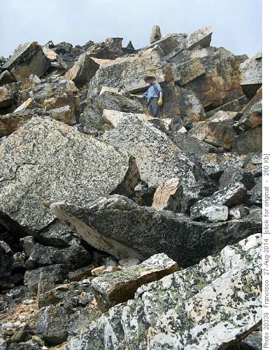 Bell ridge, just below the summit