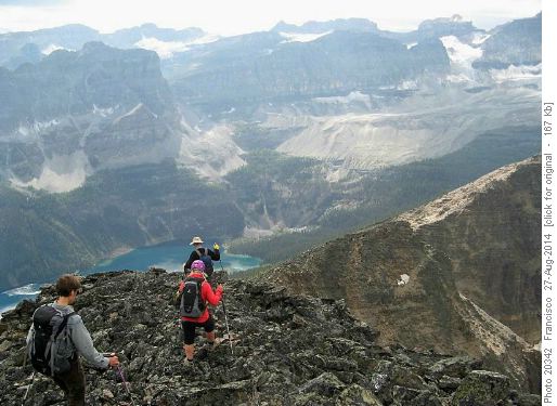 It's a long way down to Boom lake