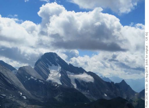 Mount Sir Douglas from the summit of Snow Peak