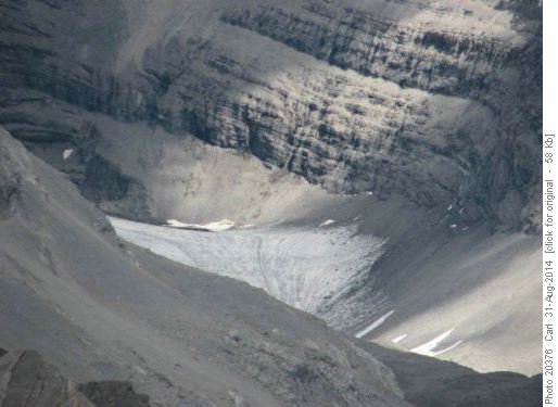the remote, hidden James Walker Glacier