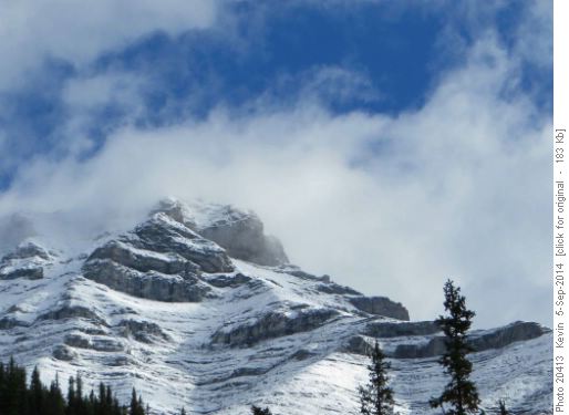 A snowy Mt Ingismaldie on Sept 4th