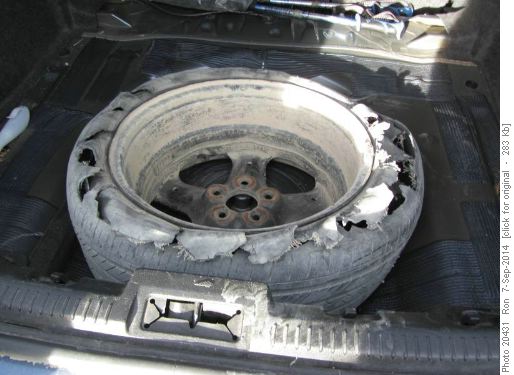 Result of a killer pothole