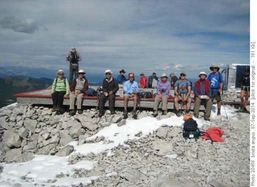 Group on the helipad