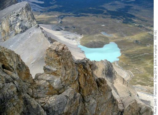 Unnamed lake by Pipestone pass