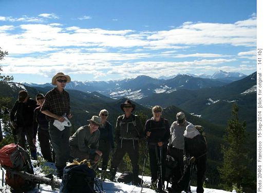 High point of Hell's ridge