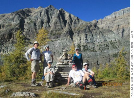 Gibbon Pass - Philip, Yoko, Rosanne, Ivan, Carmie, Jane