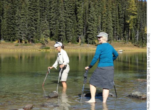 leg exercises at upper twin lake