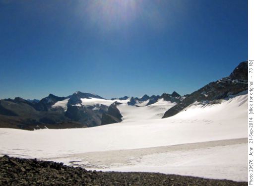 Bonnet icefield from Lychnis - St. Bride col.