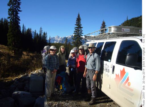 Happy Ramblers get a ride!