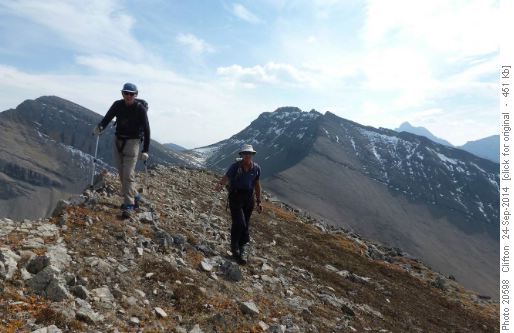 Manfred and David on Red Ridge
