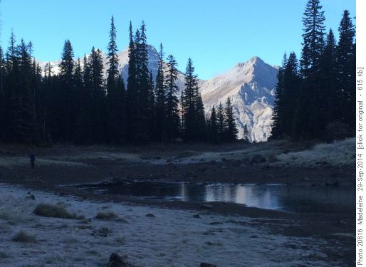 James Walker Lake still in cold shade