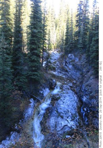 First falls above lake