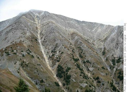 View east to Cat ck. ridge.In bucket list.