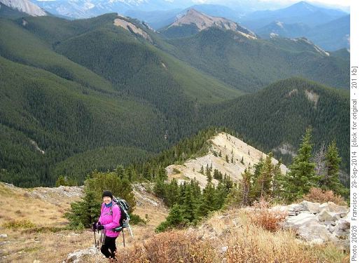 Coming down the SE ridge