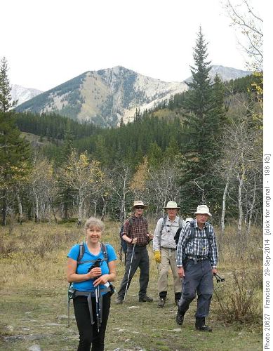 Trailside view of Cat ck. Knob