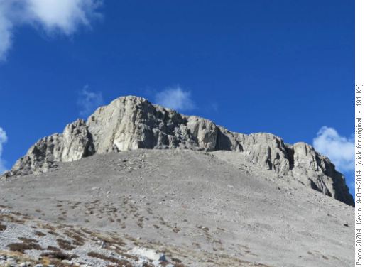 The summit block of Mount Remus