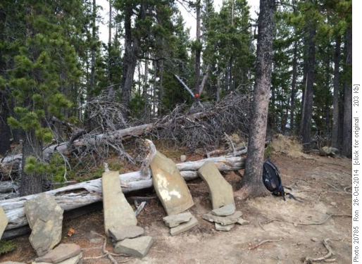 Tombstones? Or sedimentary chaises?