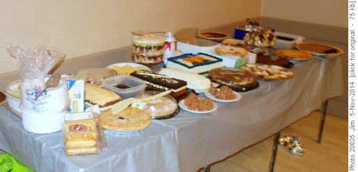Desserts at 60th Anniversary potluck